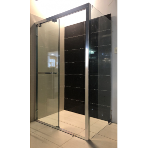 Marini Semi-Frameless L Shape Sliding Door (1200-1310) Wide * 900 * 1950H